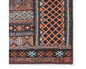 Harman HBL01 Terracotta/Charcoal Rug