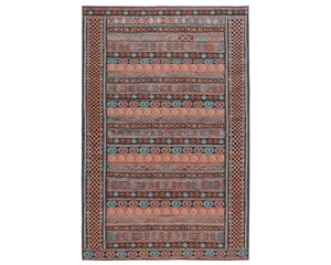 Harman HBL01 Terracotta/Charcoal Rug