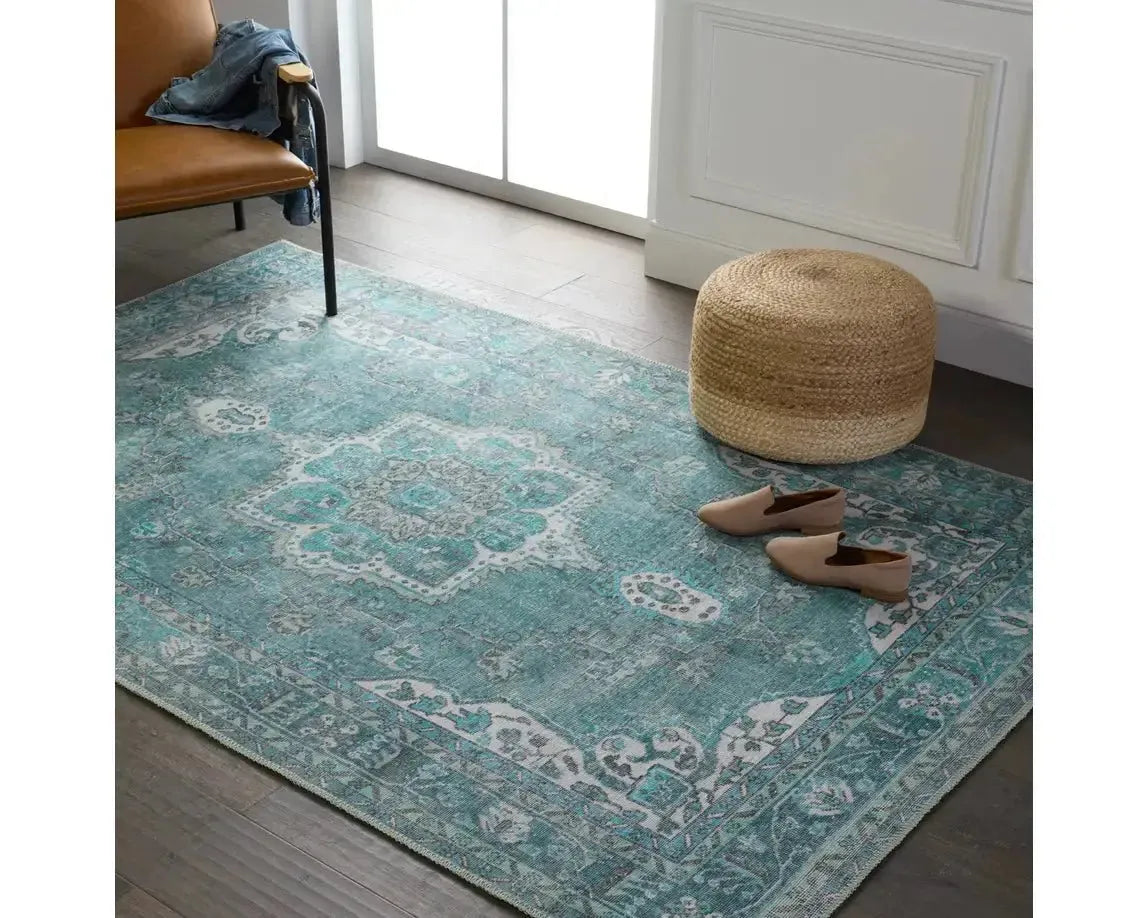 Harman HBL05 Turquoise/Green Rug