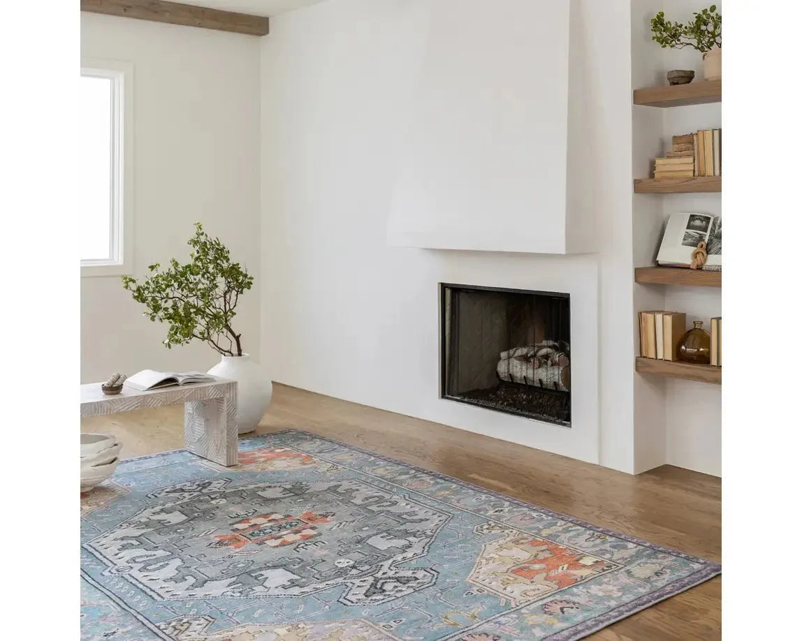 Harman HBL07 Blue/Silver Rug