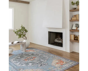 Harman HBL07 Blue/Silver Rug