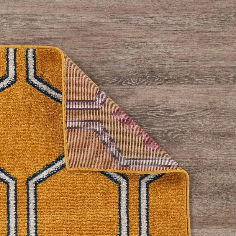 Harmony Lr81681 Yellow/Red/White/Navy Rug