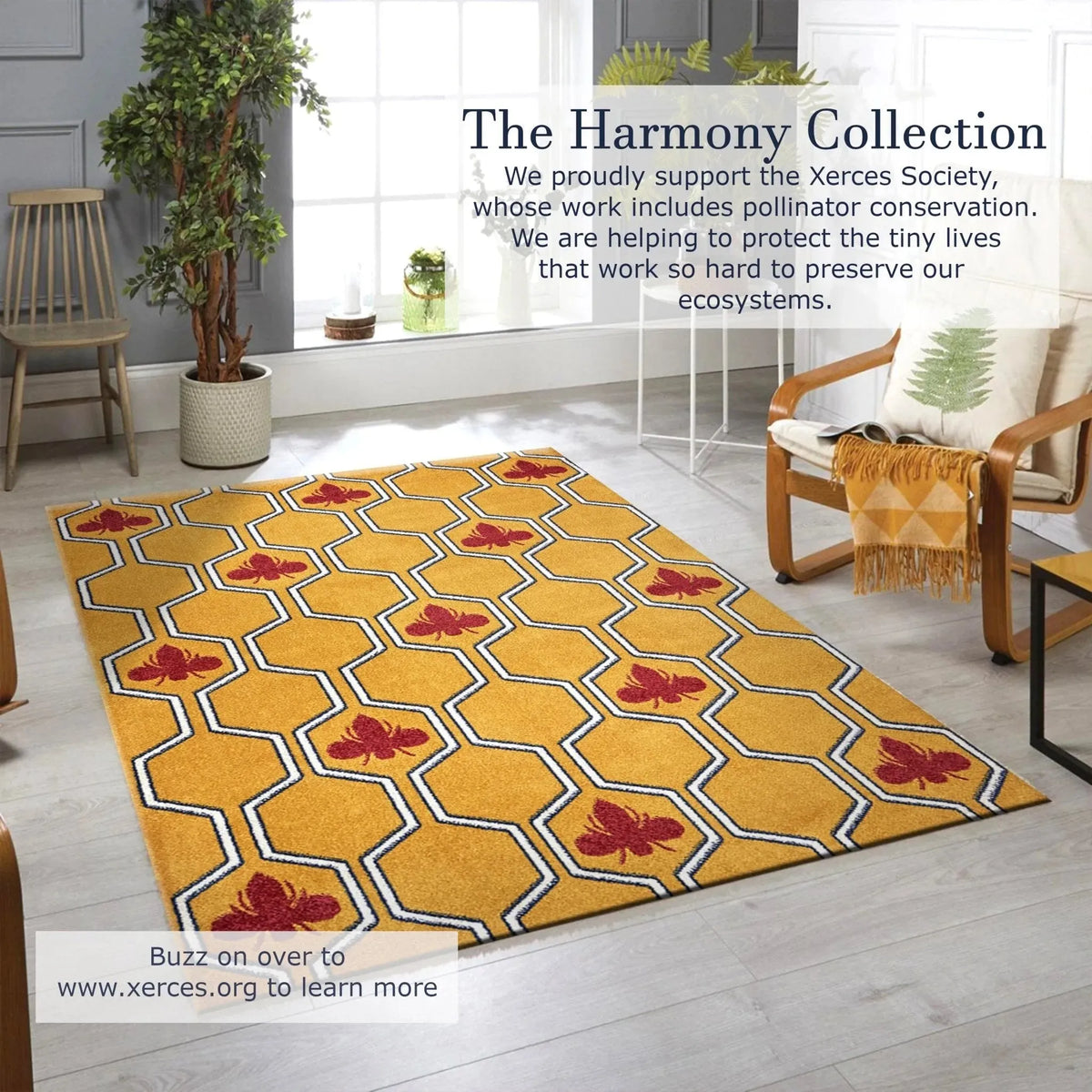 Harmony Lr81681 Yellow/Red/White/Navy Rug