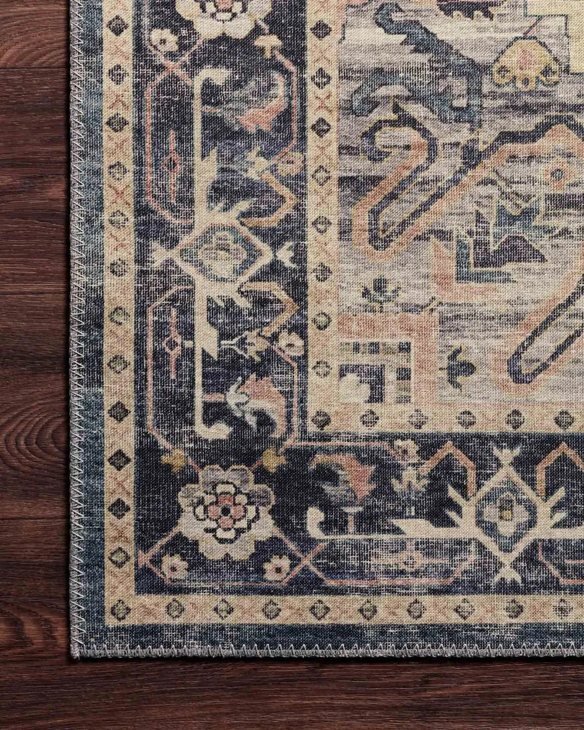 Hathaway Hth-01 Navy/Multi Rug