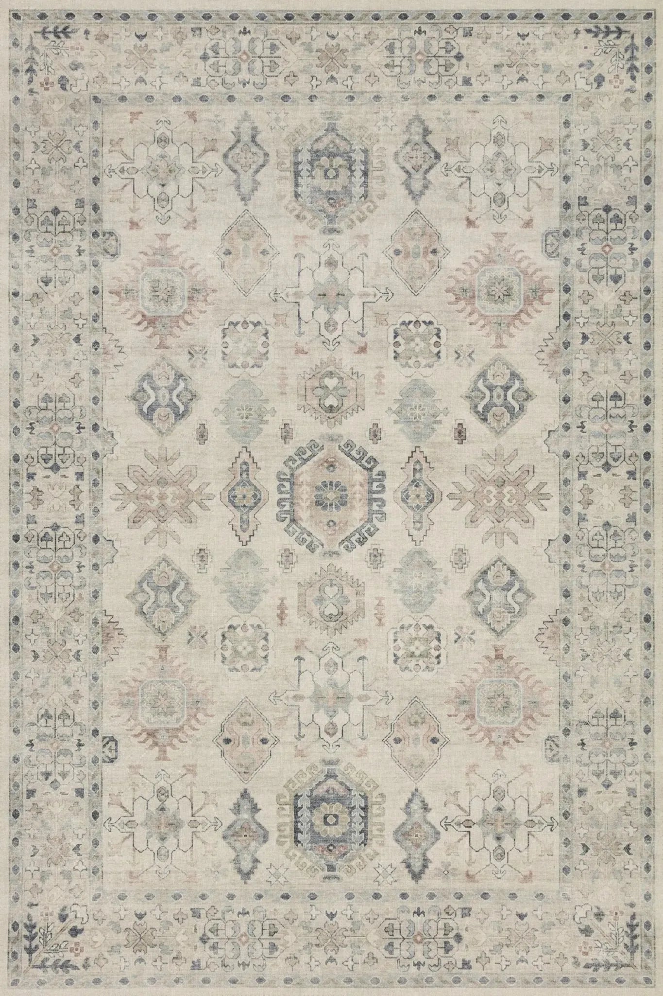 Hathaway Hth-04 Beige/Multi Rug