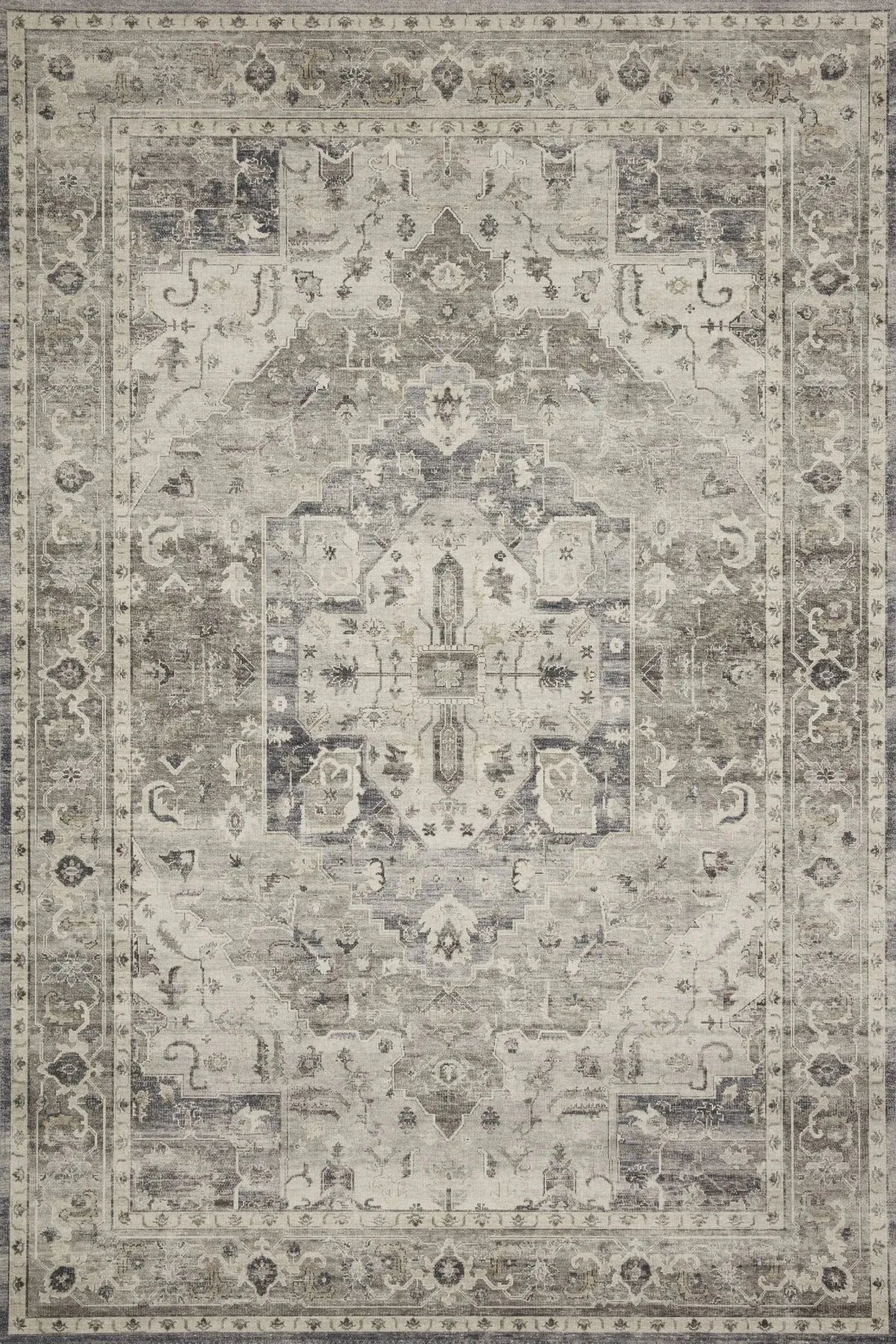 Hathaway Hth-05 Steel/Ivory Rug