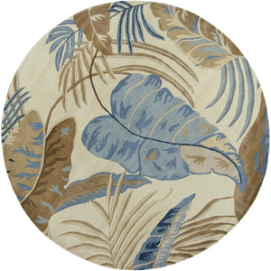 Havana 2624 Rainforest Ivory/Blue Rug