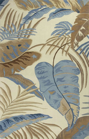 Havana 2624 Rainforest Ivory/Blue Rug