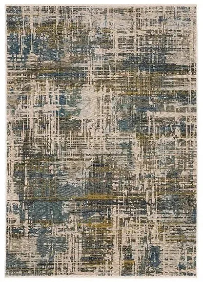 Hayden HAY05 Blue/Gold Rug