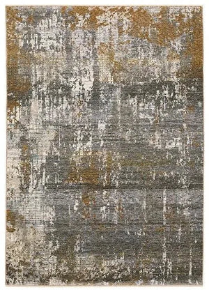 Hayden HAY06 Rust/Grey Rug