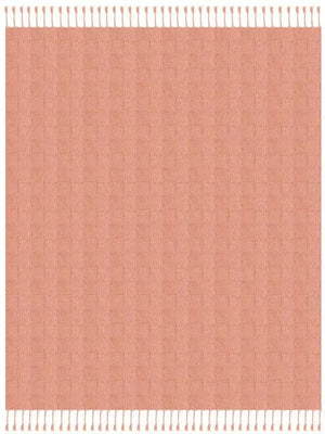 Heather 80214CPK Coral Pink Throw Blanket