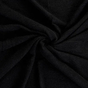Heather 80264JEB Jet Black Throw Blanket