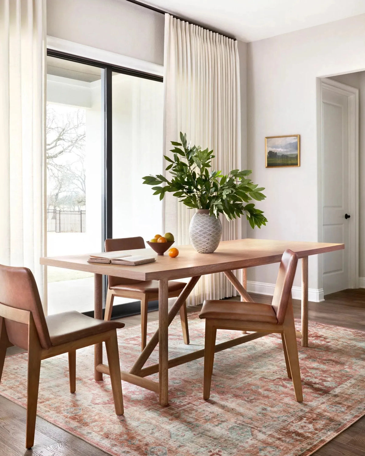 Heidi Hei-01 Terracotta/Aqua Rug