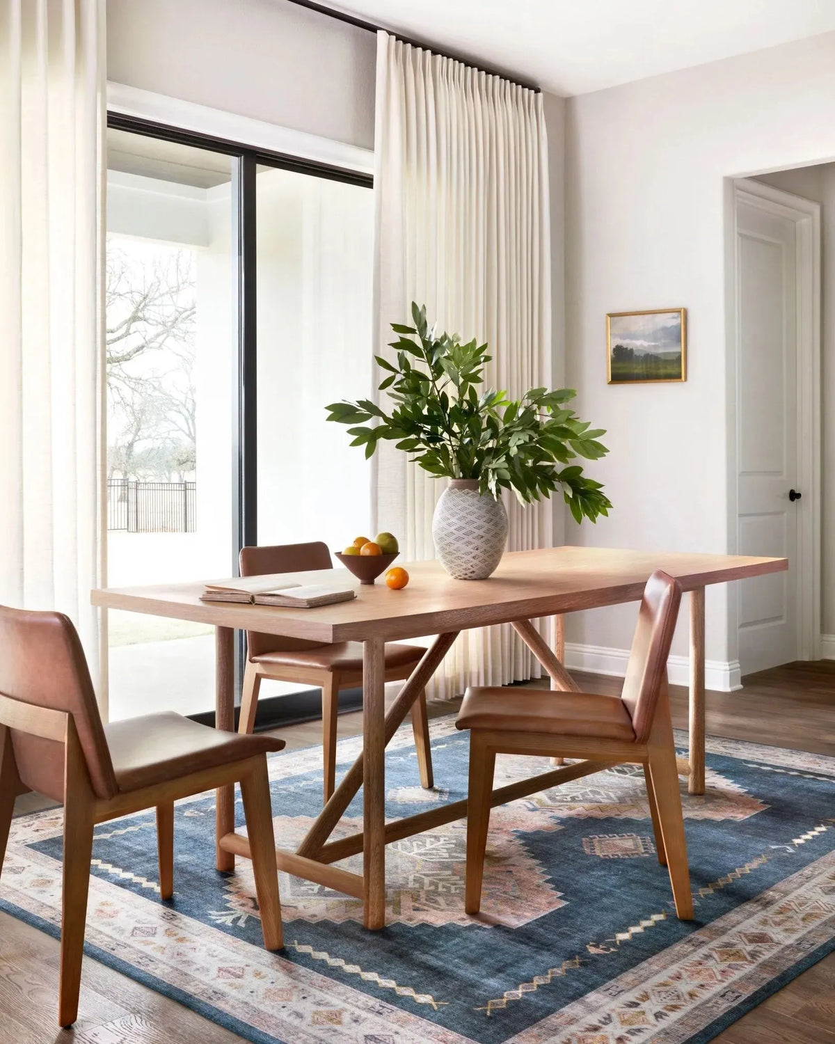 Heidi Hei-03 Denim/Blush Rug