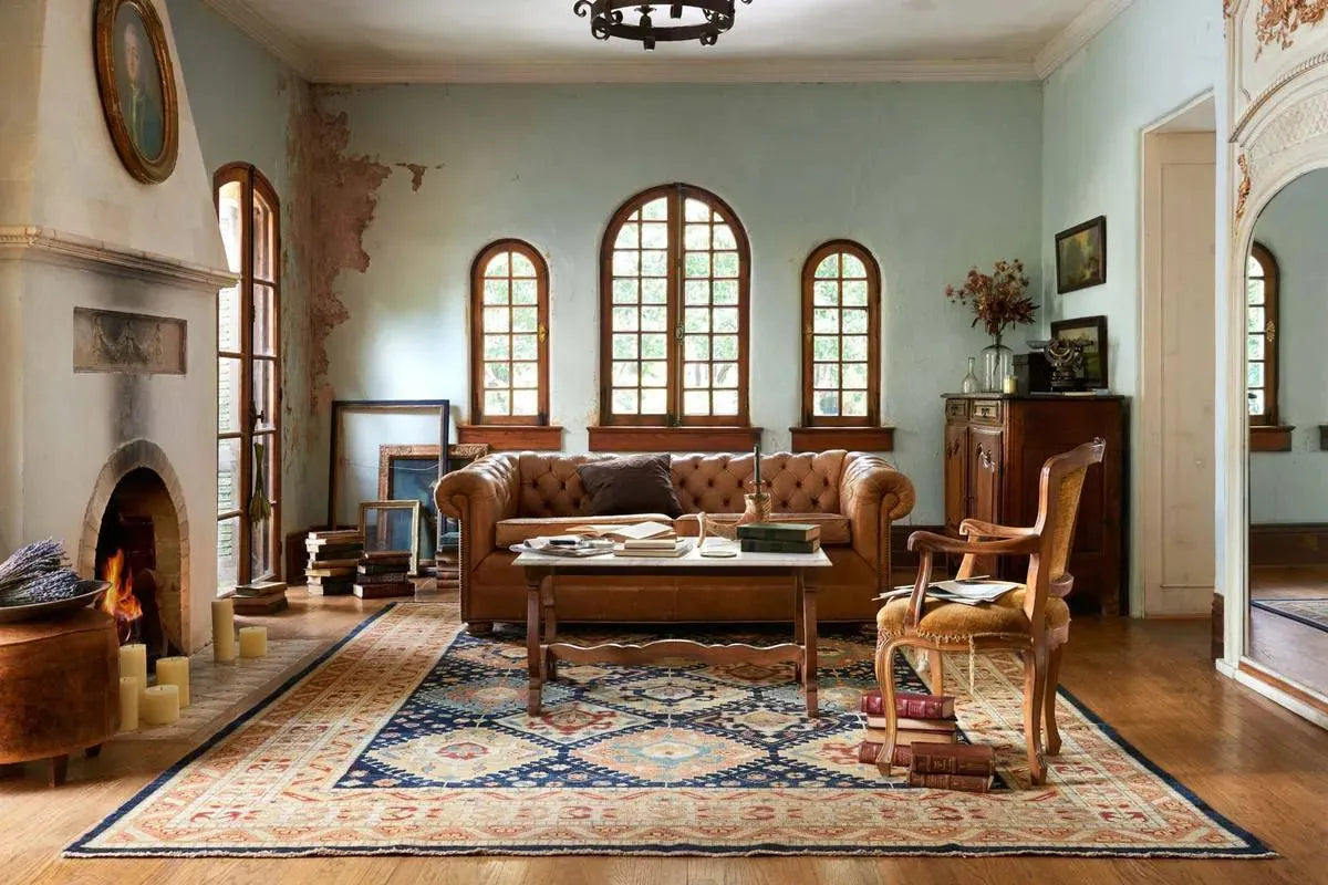 Heirloom HQ 01 Navy / Multi Rug