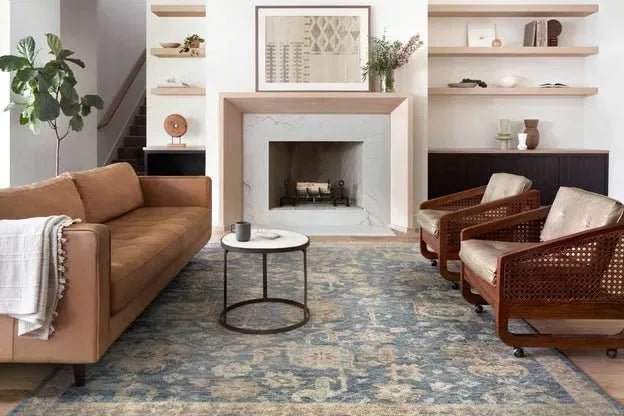 Helena HEL-06 Indigo/Taupe Rug