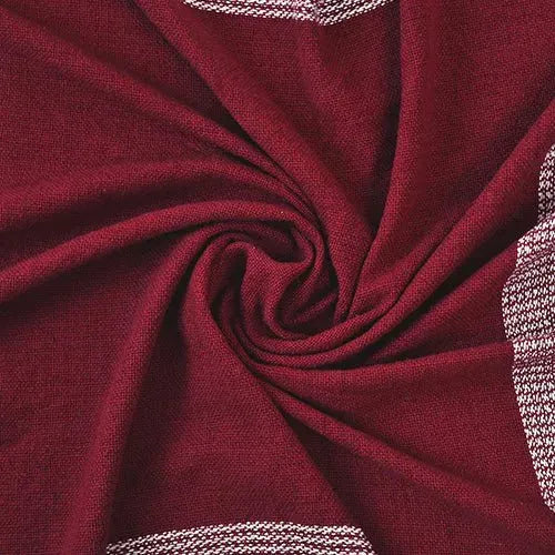 Highland 80284RRW Rio Red/White Throw Blanket