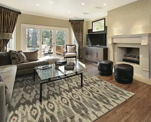 Highlands 6301e Ivory/ Grey Rug