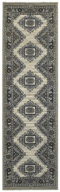 Highlands 6658b Beige/ Grey Rug