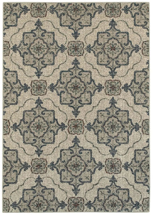 Highlands 6677a Beige/ Grey Rug