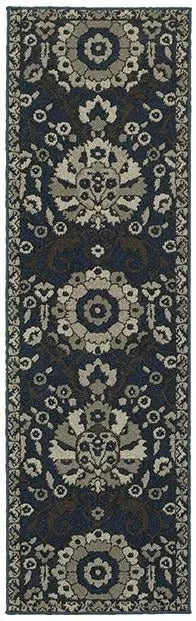 Highlands 6682A Midnight/ Beige Rug