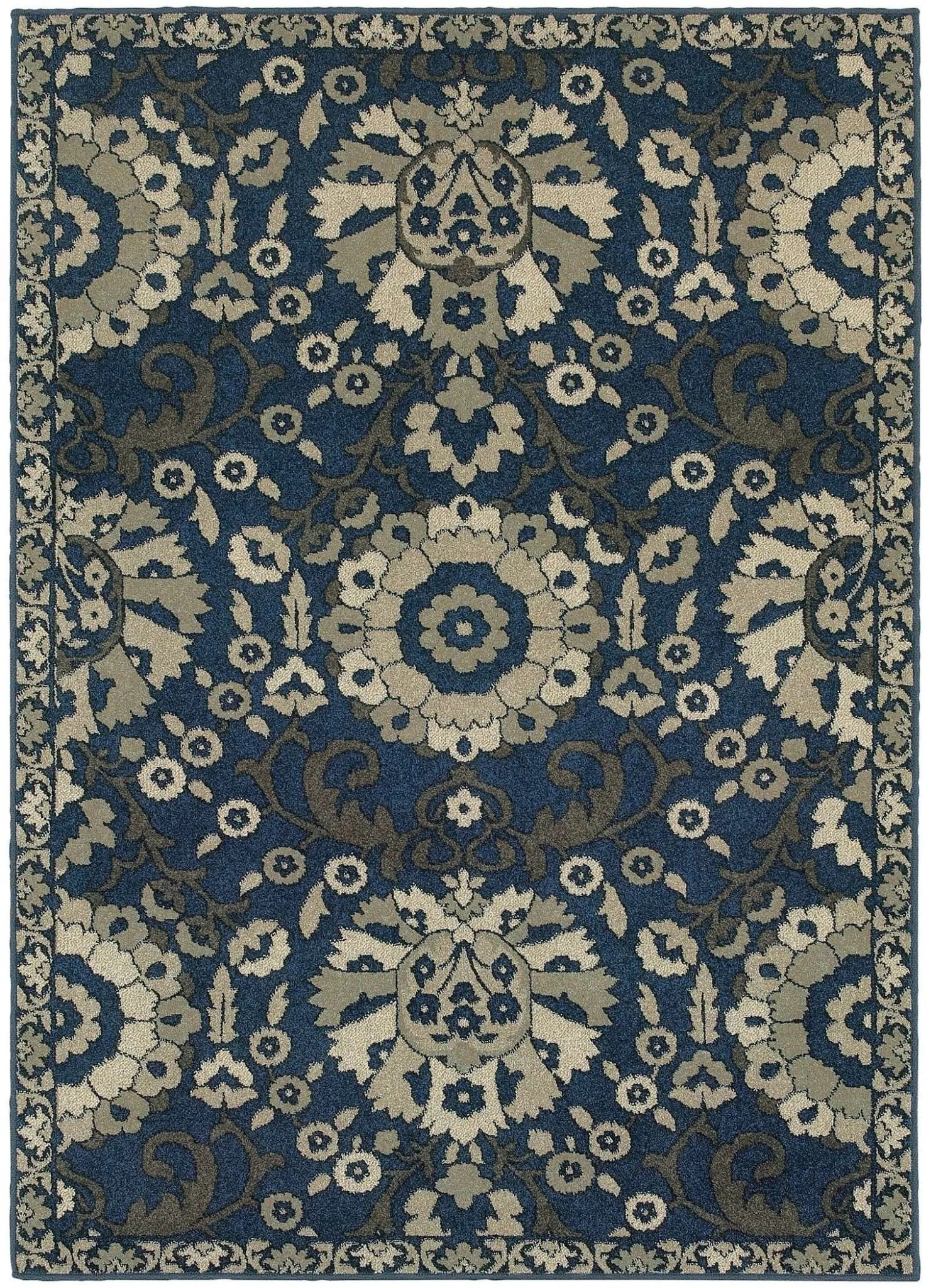 Highlands 6682a Midnight/ Beige Rug