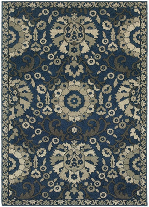 Highlands 6682a Midnight/ Beige Rug