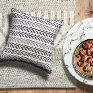 Hint of Grayscale LR07410 Throw Pillow