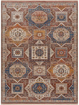 Holi 81772RGY Red/Grey Rug