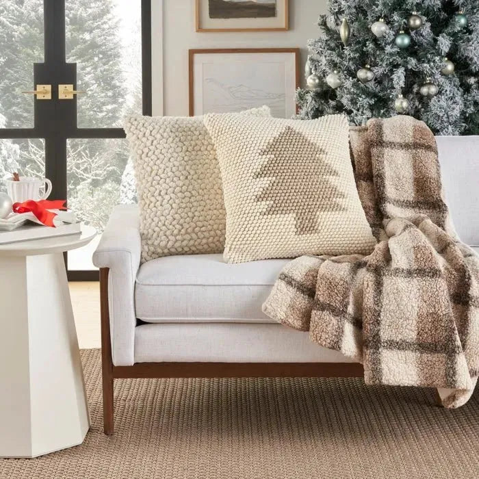 Holiday Pillow DC569 Ivory Beige Pillow