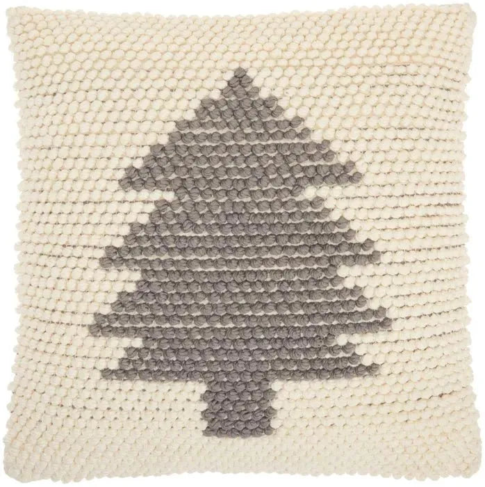 Holiday Pillow DC569 Ivory/Grey Pillow