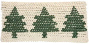 Home for the Holiday DC569 Green Ivory Pillow