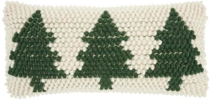 Home for the Holiday DC569 Green Ivory Pillow