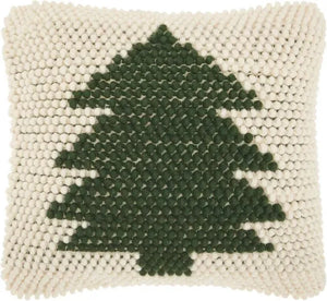 Home for the Holiday DC569 Green Ivory Pillow