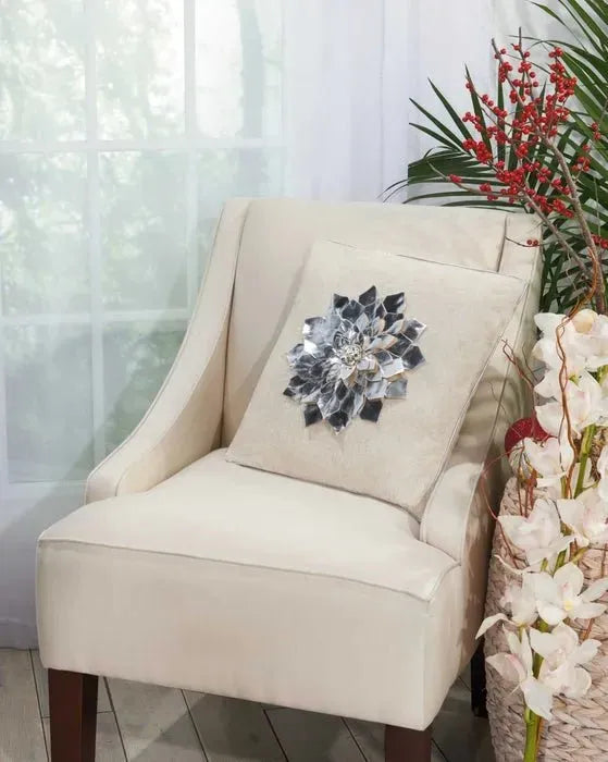 Home for the Holiday L1441 Silver Pillow