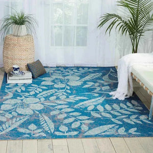 Home & Garden RS108 Blue Rug