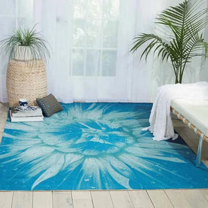 Home & Garden RS110 Blue Rug