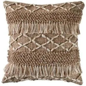 Homestead 07452BEW Beige/White Pillow