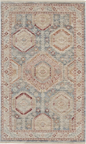 Homestead HMS01 Light Blue Multi Rug
