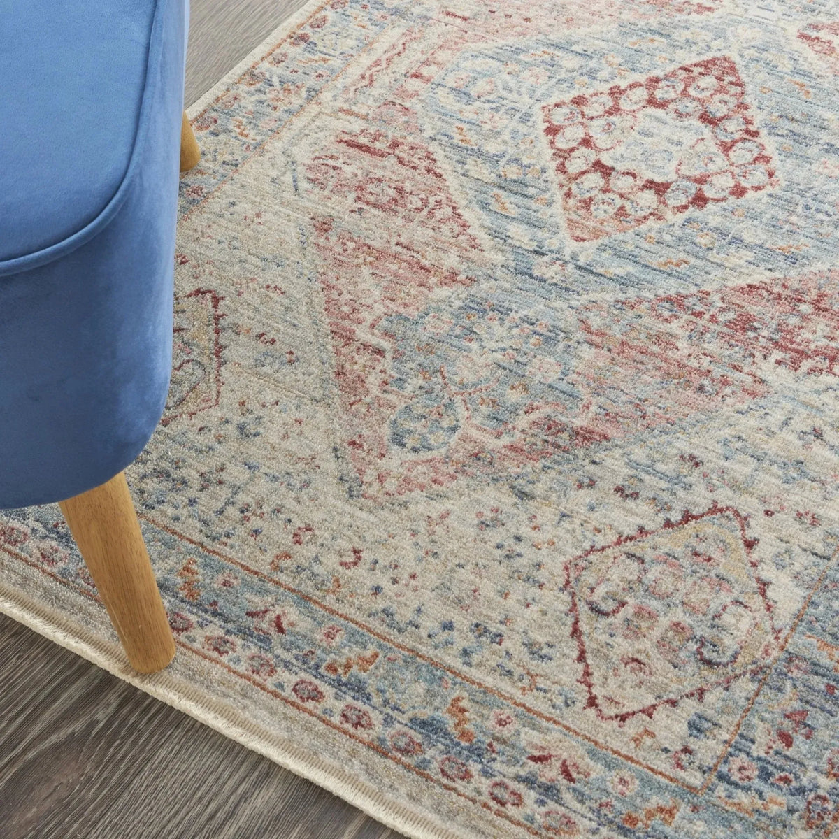 Homestead HMS03 Blue/Grey Rug