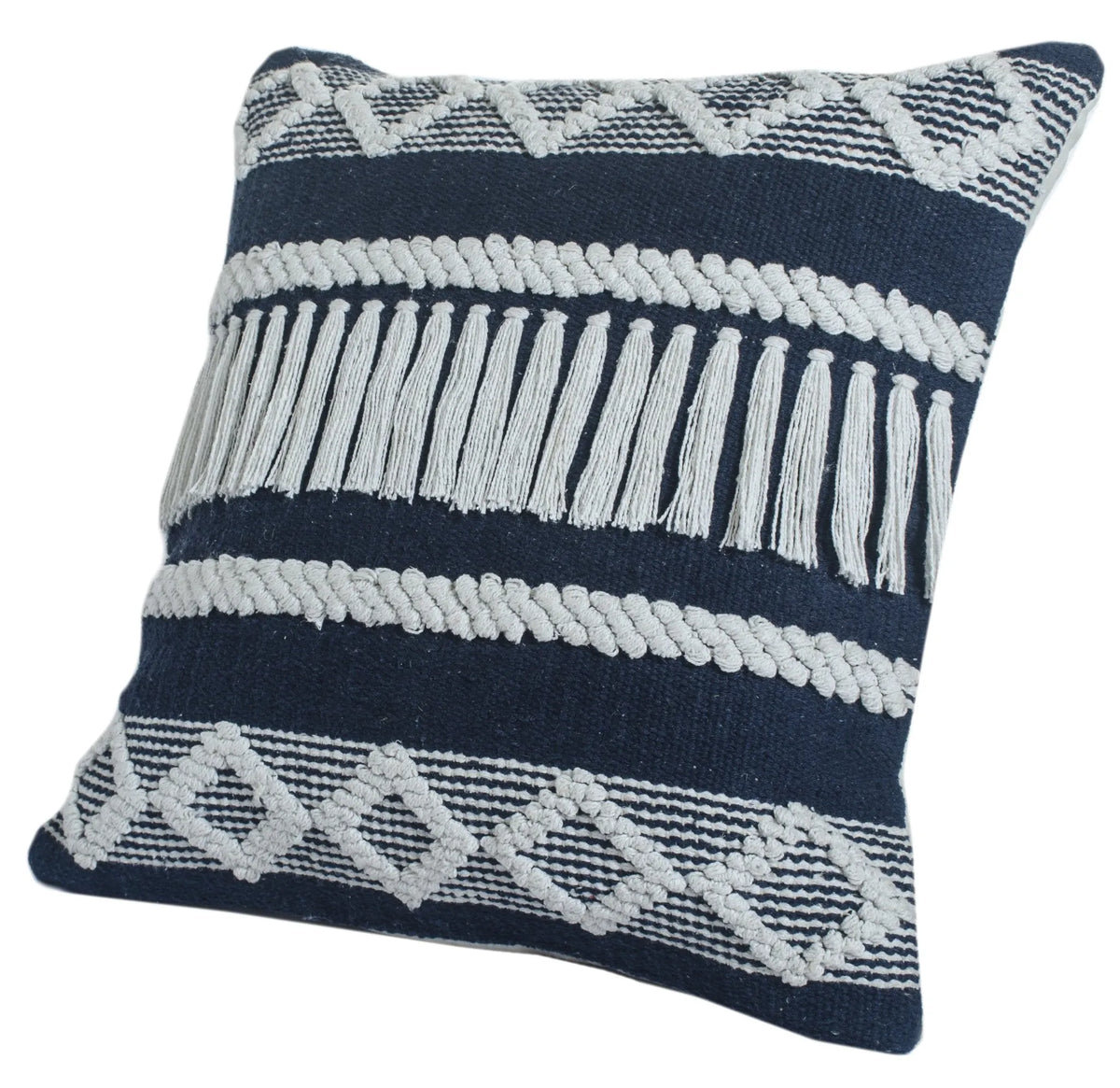 Homestead Lr07618 Blue/Ivory Pillow