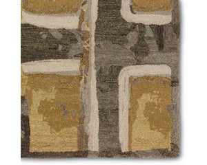 Honeycomb HNC01 Yellow/Brown Rug