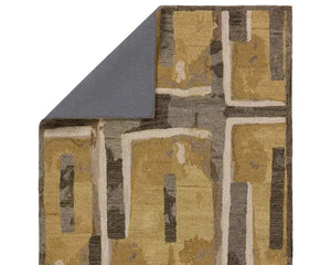 Honeycomb HNC01 Yellow/Brown Rug