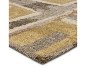 Honeycomb HNC01 Yellow/Brown Rug