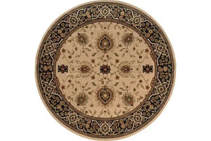 Hudson 1338C Beige/ Black Rug