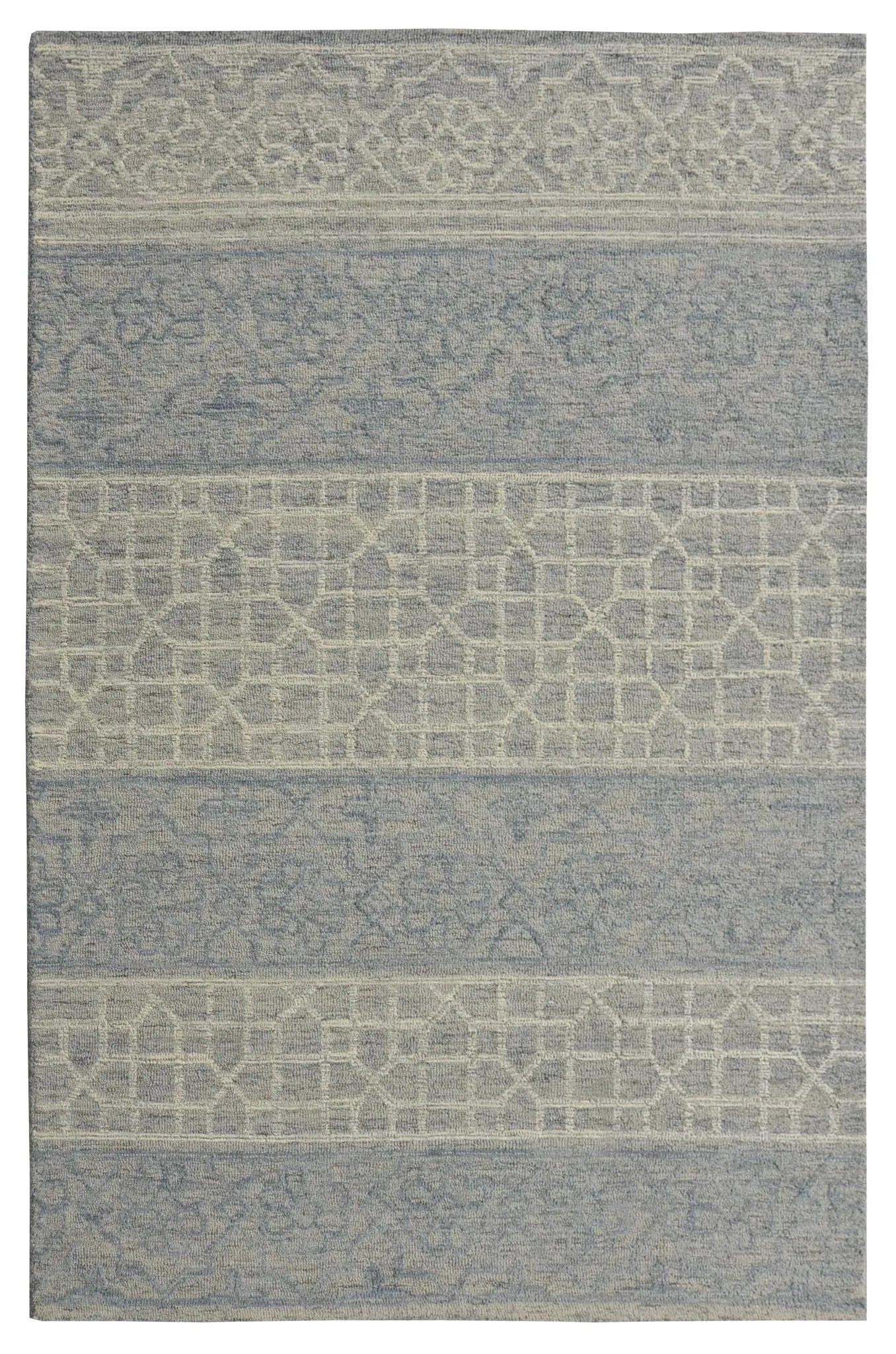 Hudson 2467 Blue/Grey Mosaic Rug