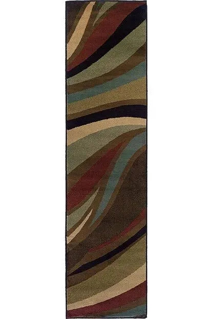Hudson 2666F Brown/ Brown Rug
