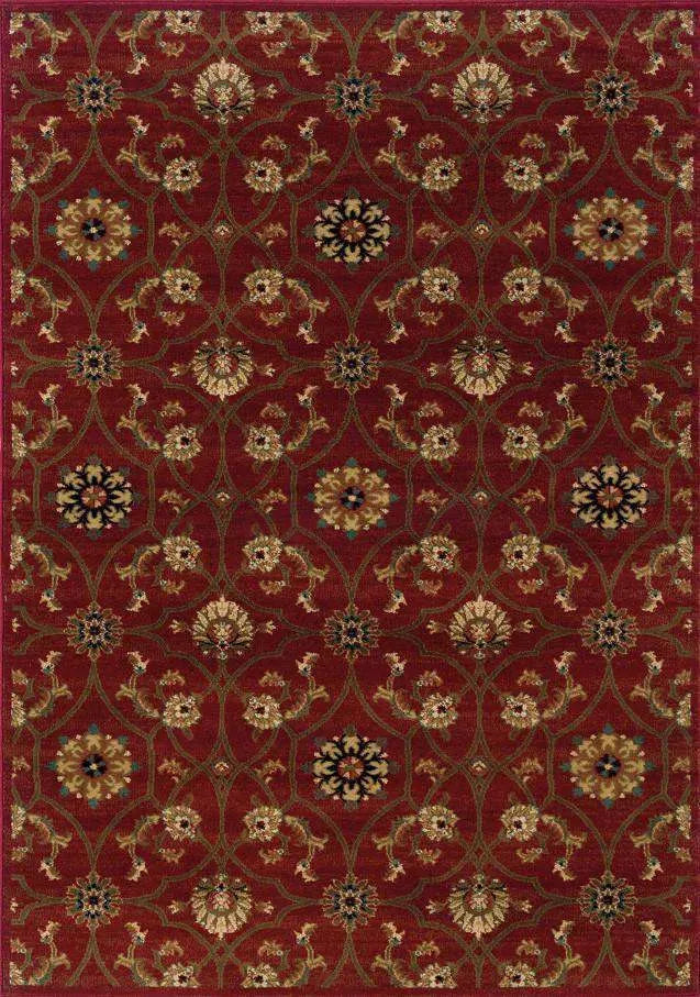 Hudson 3299A Red/ Brown Rug
