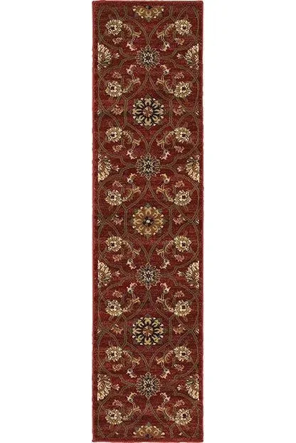 Hudson 3299A Red/ Brown Rug