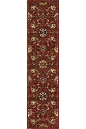 Hudson 3299A Red/ Brown Rug